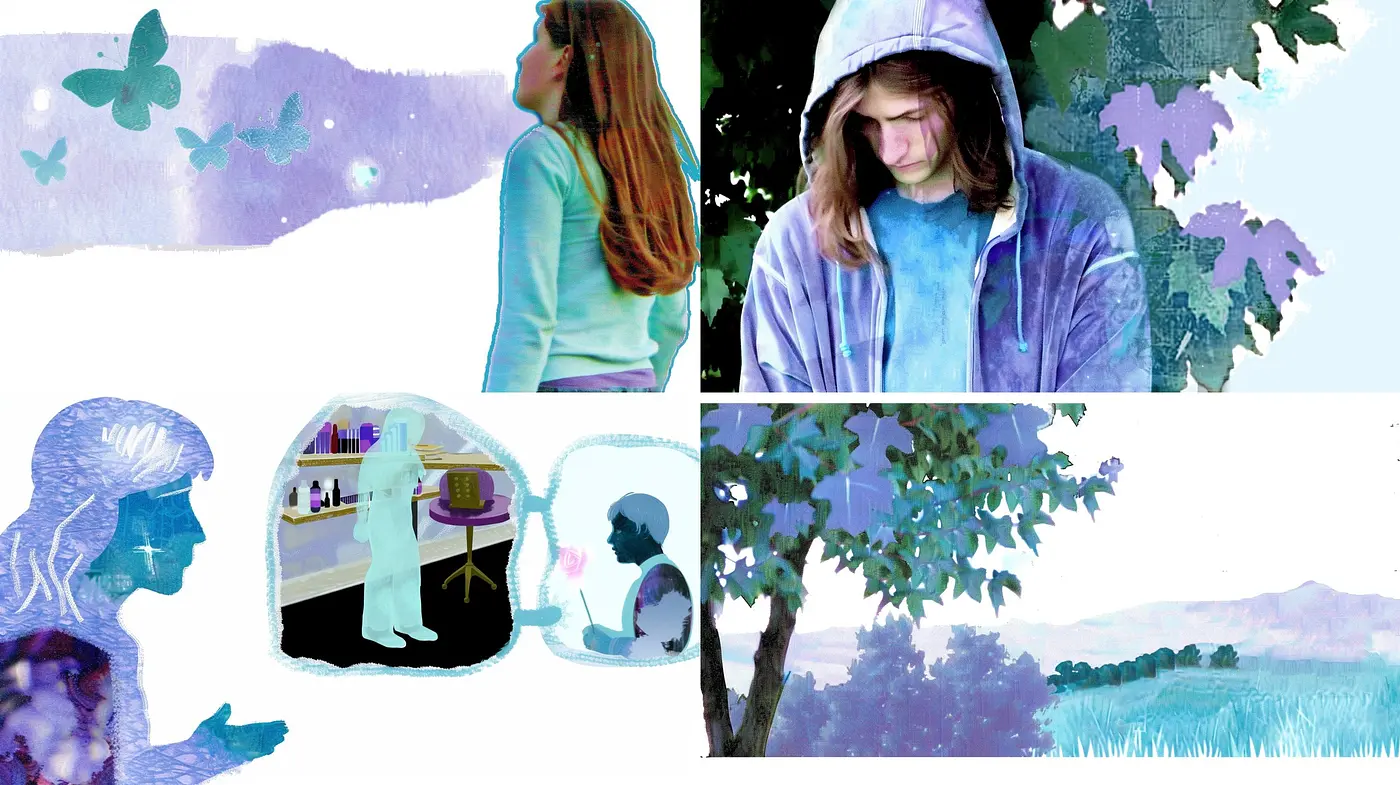 Whimsical Watercolor Reverie: Translucence and Ethereal Color Schemes in Dreamlike Compositions - Midjourney sref style