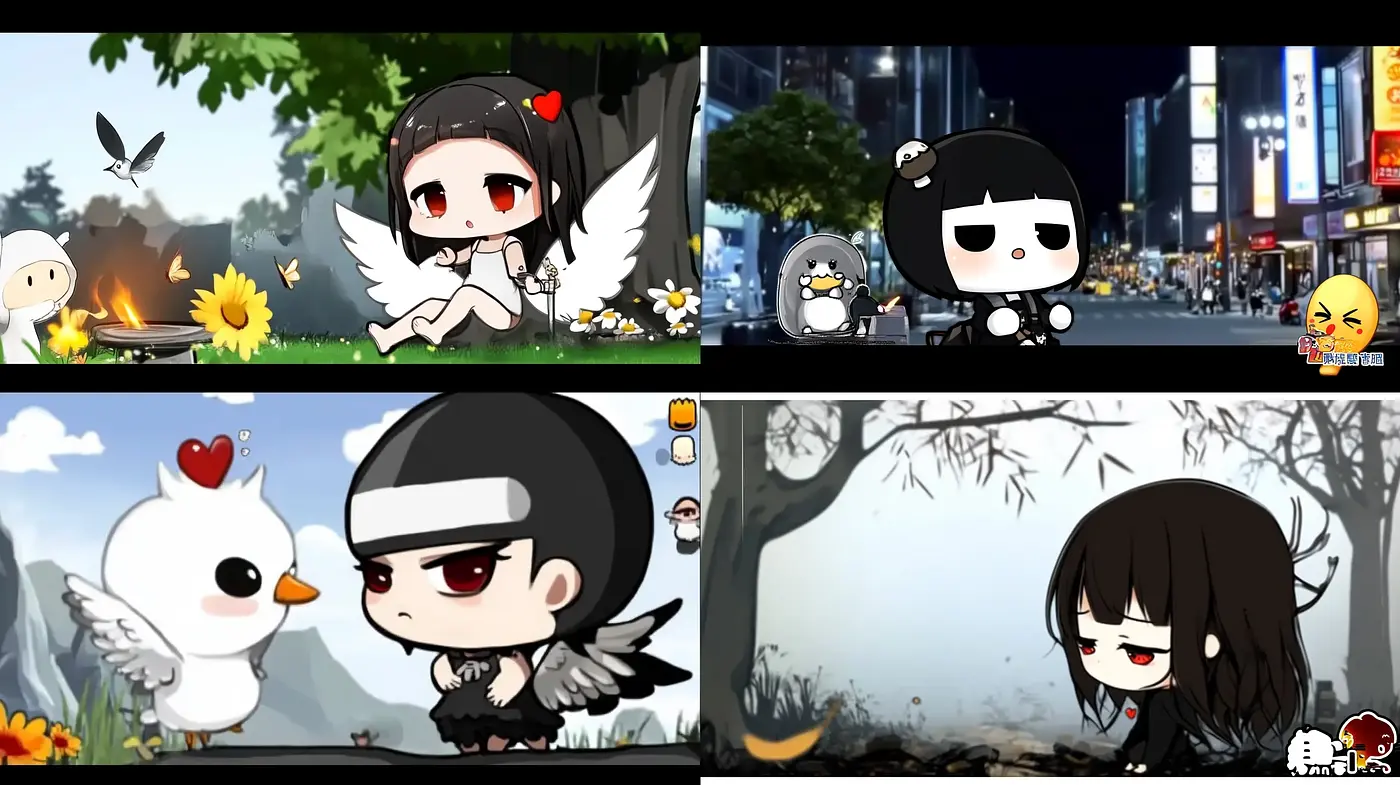 Chibi Fantasy: A Whimsical Cartoon Style with Consistent Anime Influences - Midjourney sref style