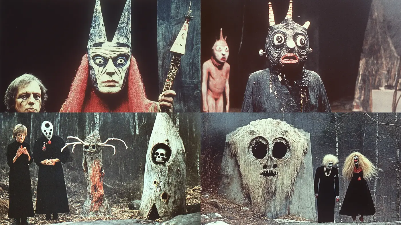 Surreal Folkloric Fantasy with a Dark, Earthy Undertone - Midjourney sref style