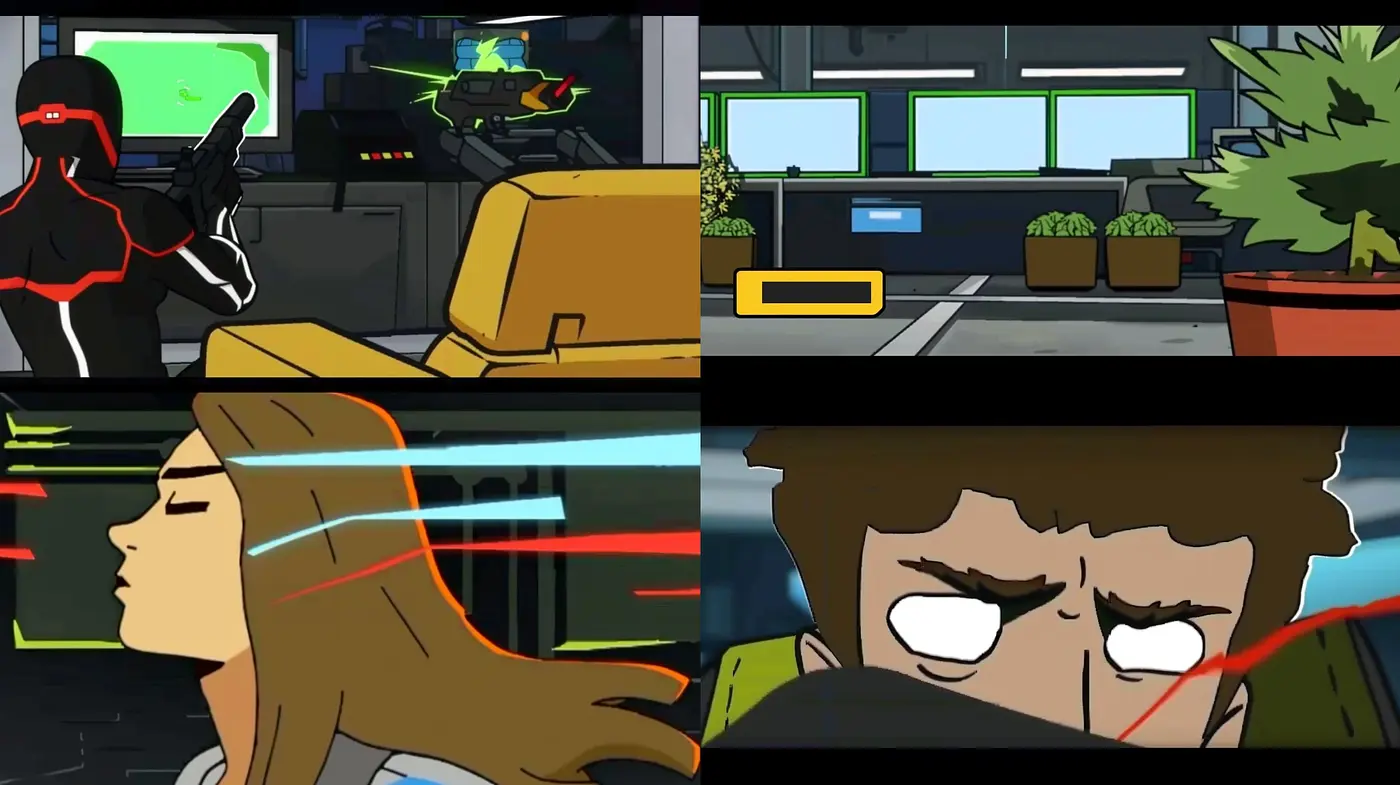 Stylized Graphic Novel Aesthetic with Dynamic Vector Overtones - Midjourney sref style