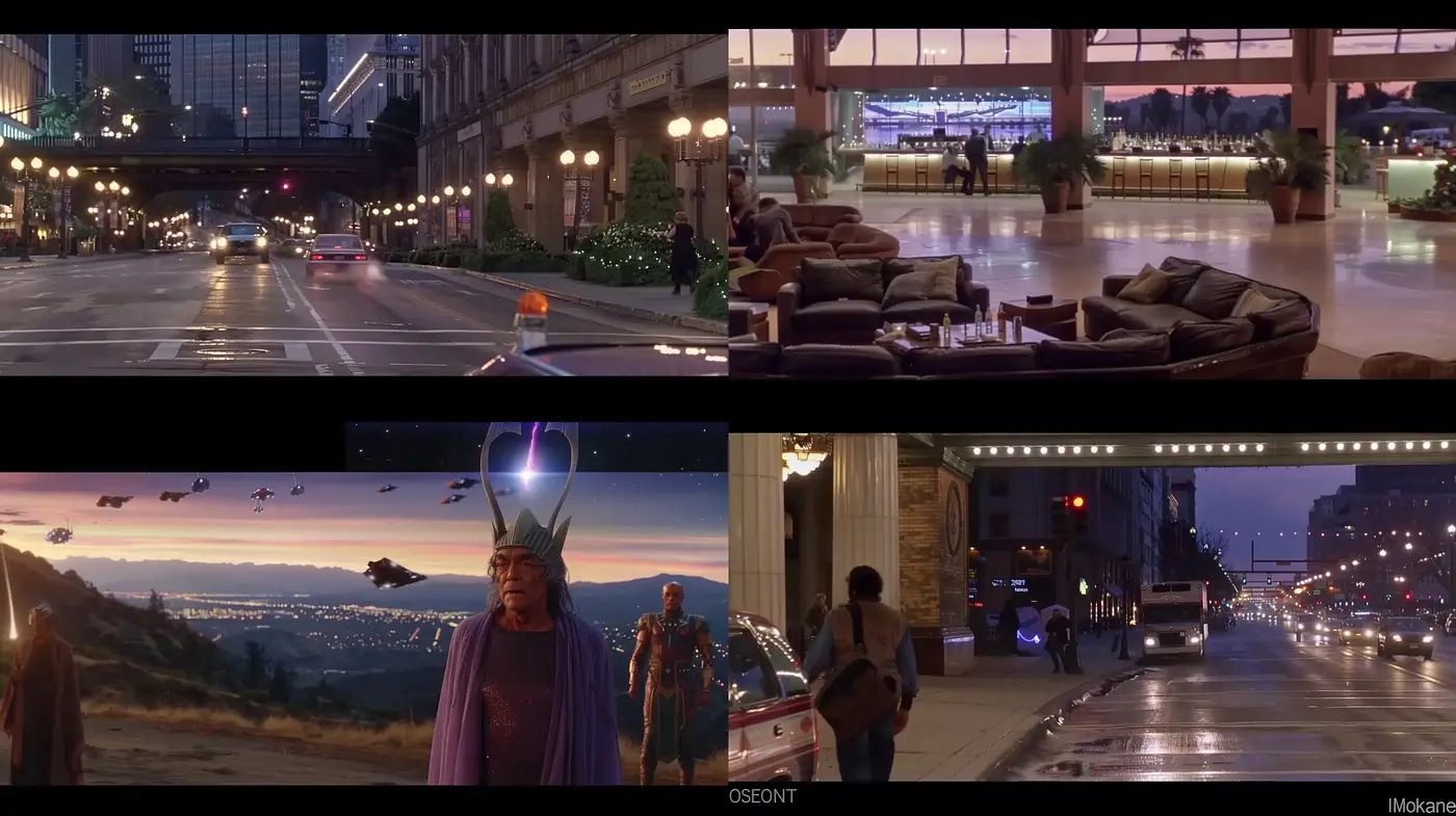 Cinematic Twilight Visions with Saturated Contrasts - Midjourney sref style