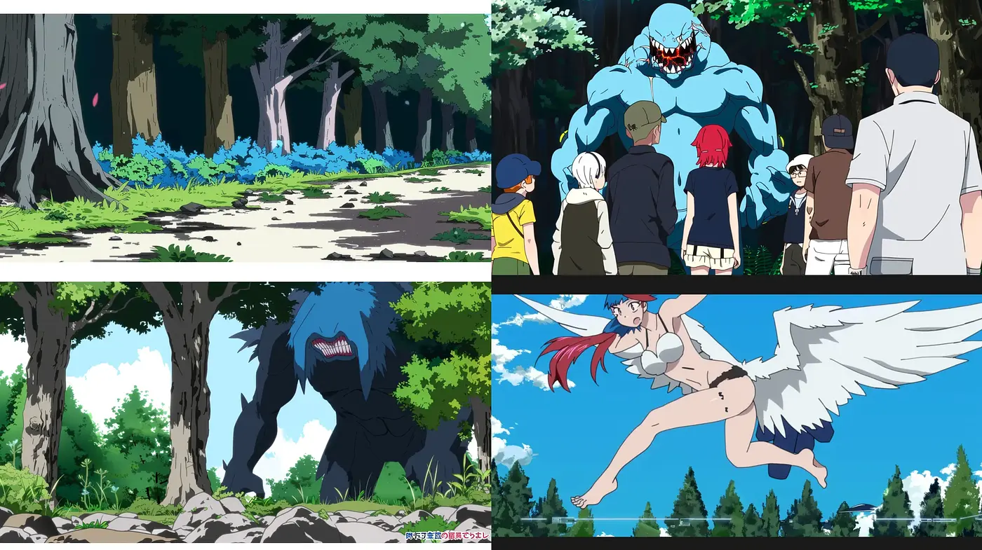 Consistent Elements in Dynamic Anime-Inspired Illustrations - Midjourney sref style