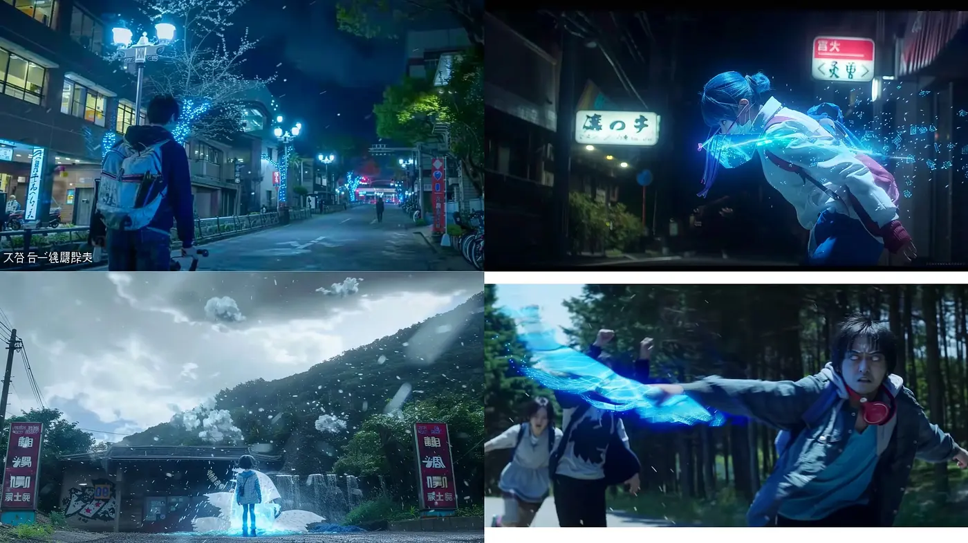 Dusky Hues and Cinematic Anime Nightscape - Midjourney sref style