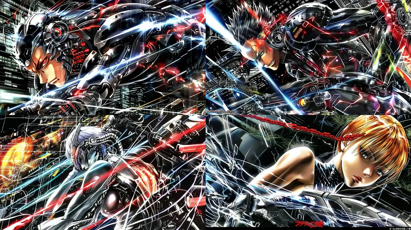 Futuristic Cybernetic Convergence - Midjourney sref style