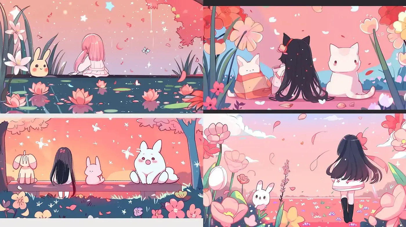 Charming Whimsical Pastels with a Dreamy Aesthetic - Midjourney sref style