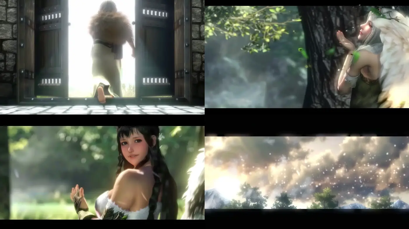 Ethereal Dreamscapes with Luminous Enchantment - Midjourney sref style