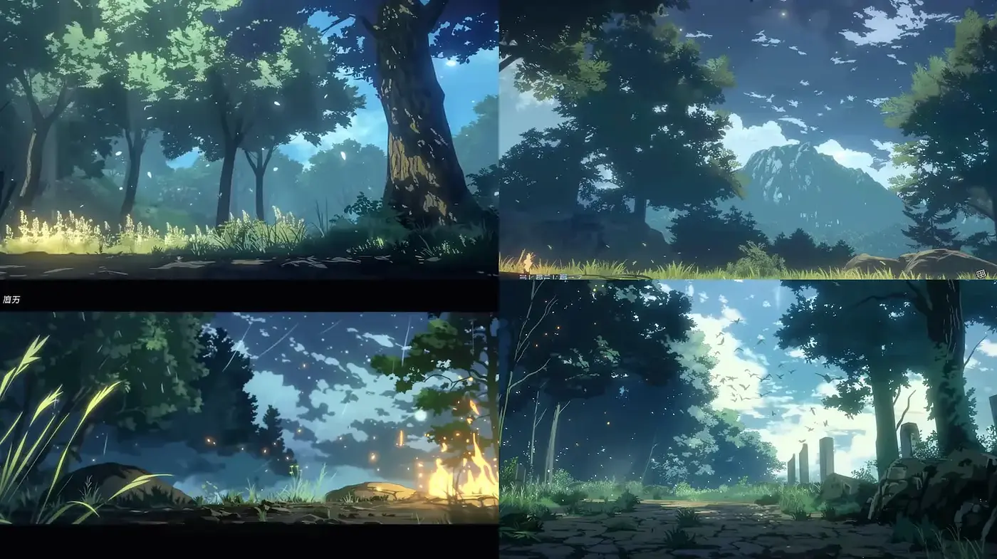 Evocative landscape art with a cinematic essence - Midjourney sref style