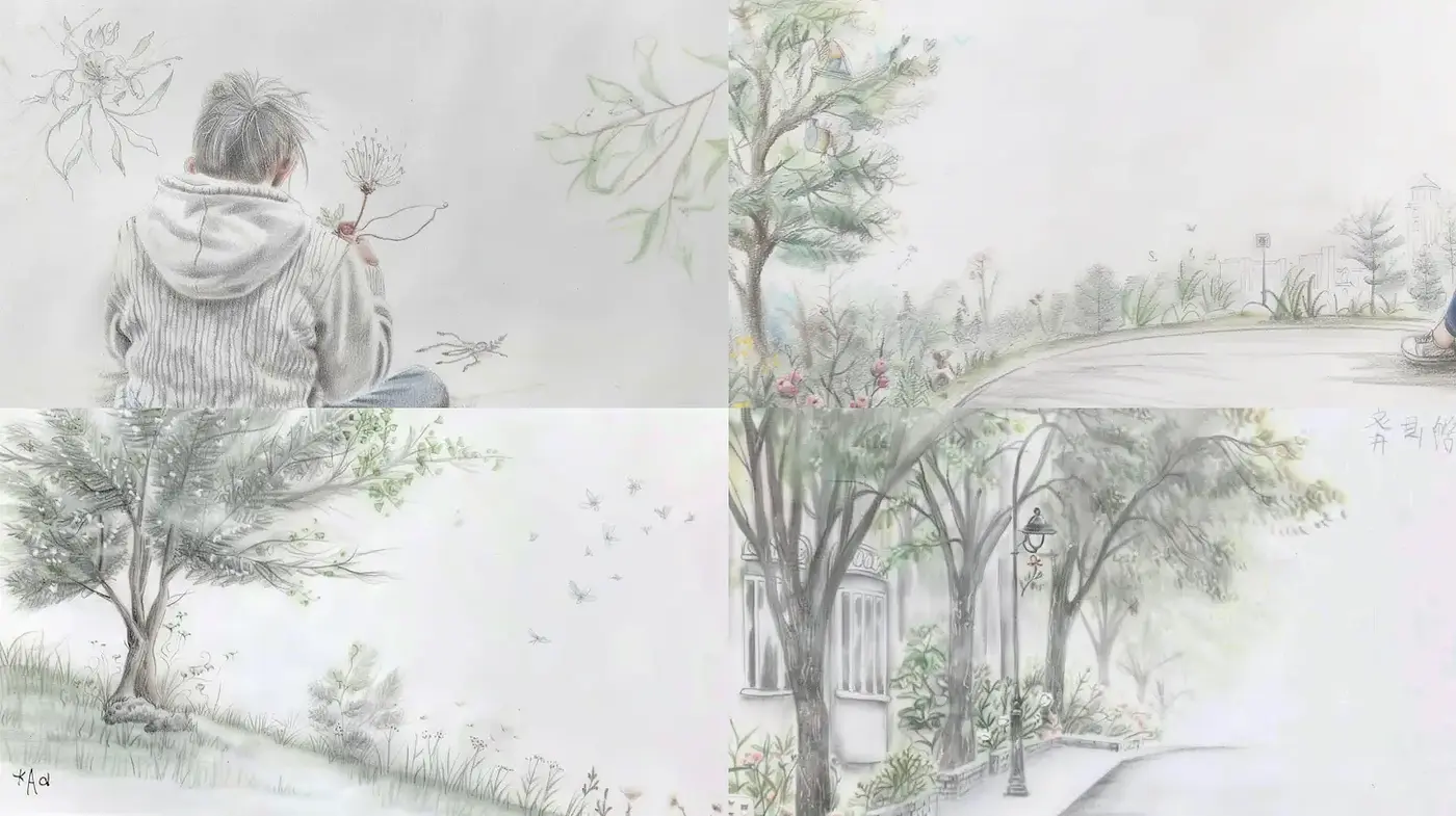 Soft and Serene Nature Scenes with a Dreamy Aesthetic - Midjourney sref style