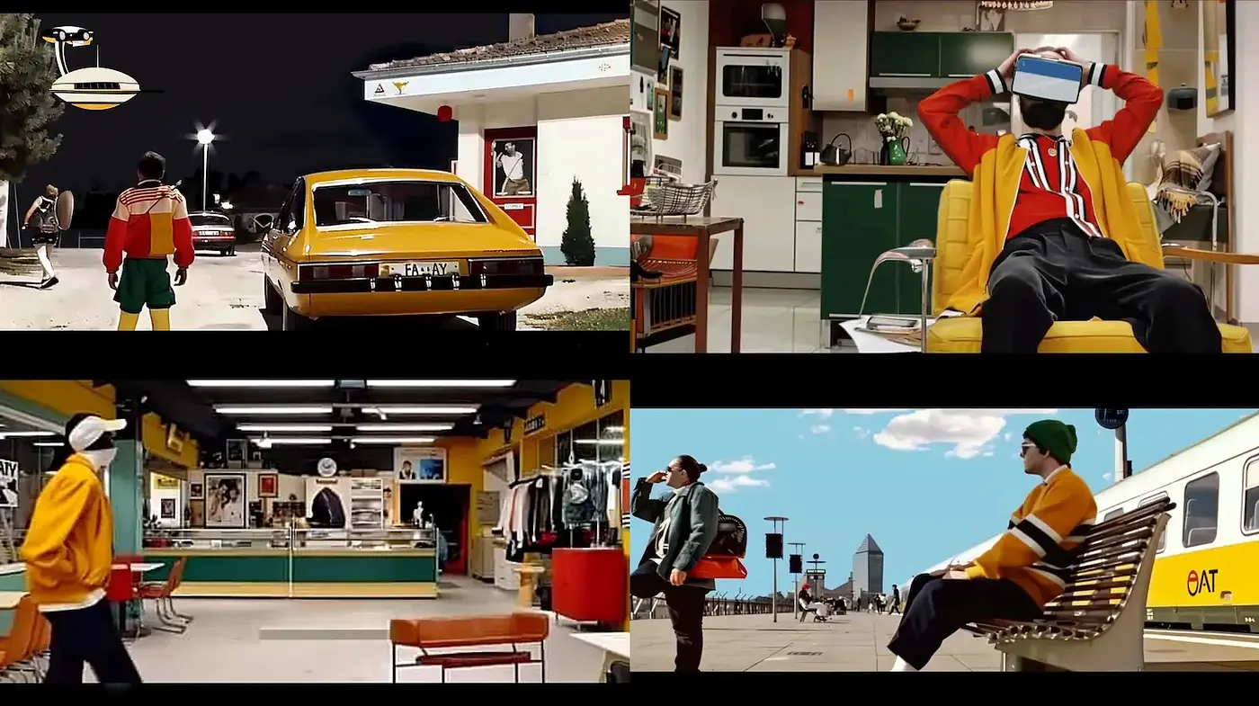 Retro-Inspired Urban Aesthetic with a Playful Mood - Midjourney sref style