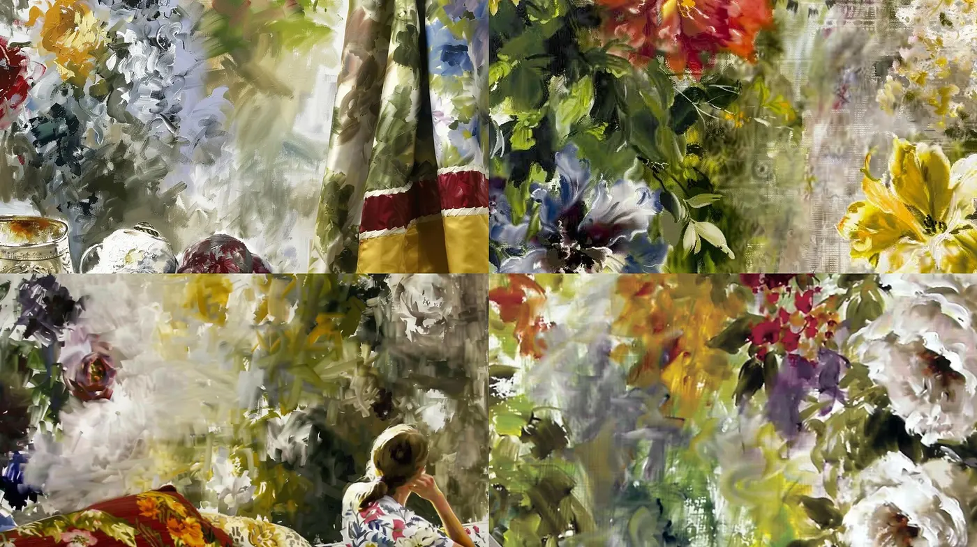 Whimsical Brushstrokes and Luminous Essence: A Study in Contemporary Impressionist Influences - Midjourney sref style