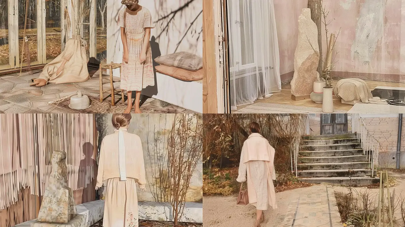 Ethereal Decadence in Subdued Pastel Tones - Midjourney sref style