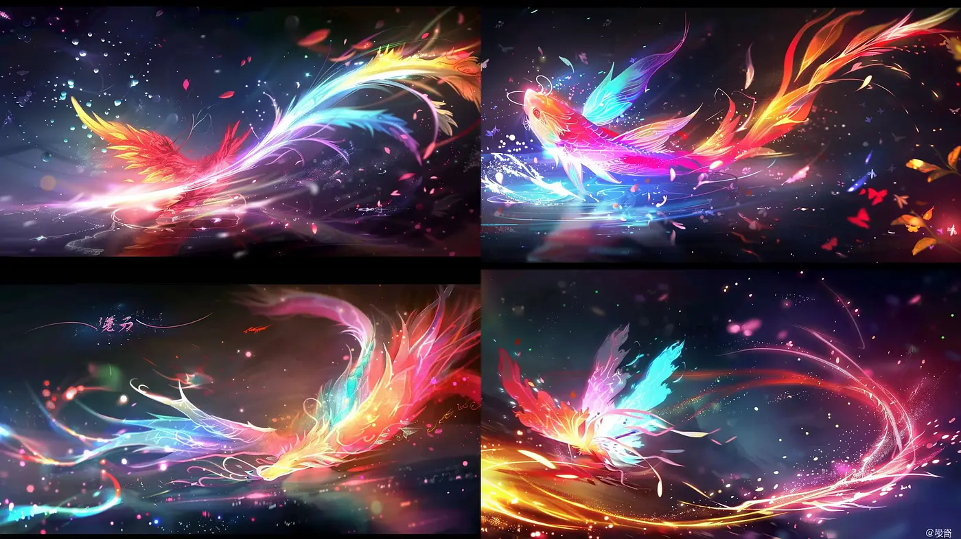 Luminous Ethereal Dreamscape in Vibrant Brushwork - Midjourney sref style