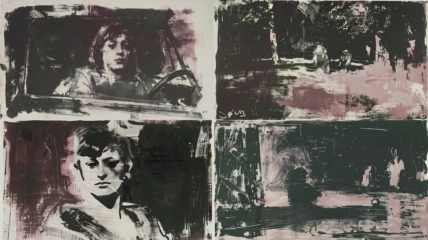 Expressive and Haunting Portrayal with Dynamic Brushwork - Midjourney sref style