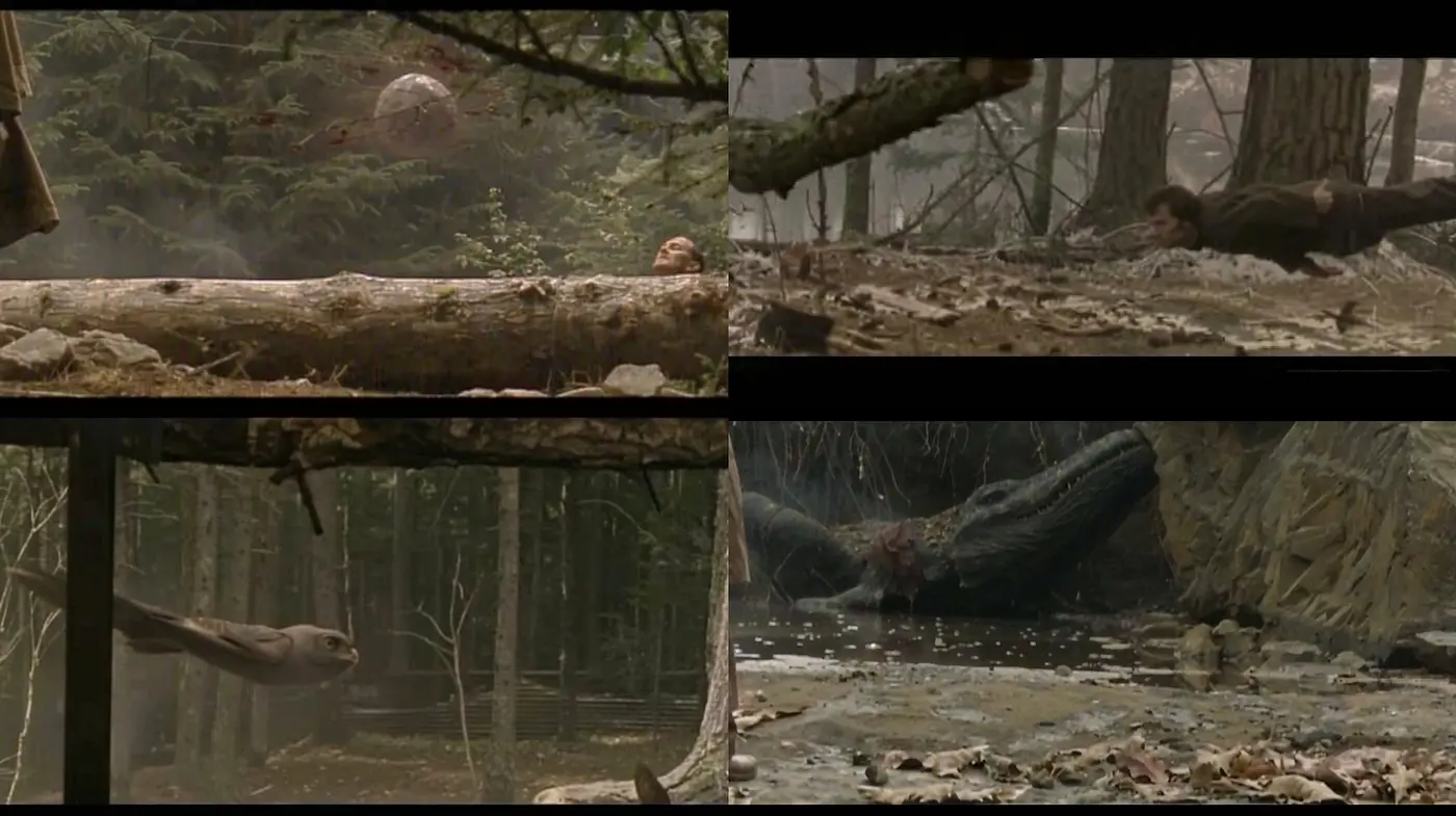 Subdued Earth Tones in Kinetic Natural Landscapes: A Homage to Serene Wilderness - Midjourney sref style