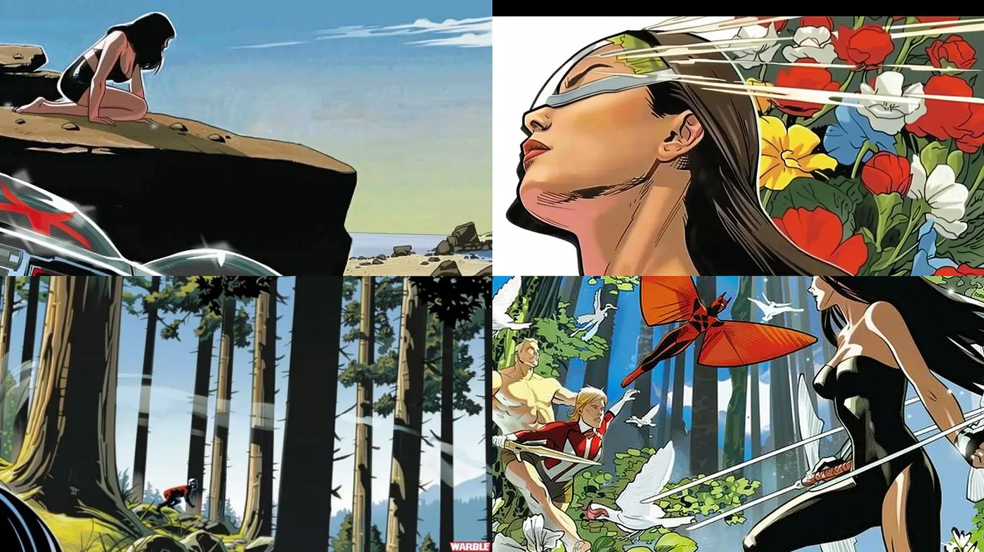 Elegantly Stylized Graphic Novel Fusion with a Naturalistic Essence - Midjourney sref style