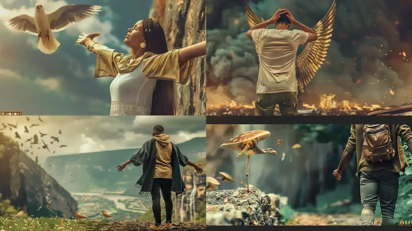 Cinematic Naturalism with a Touch of Fantasy - Midjourney sref style
