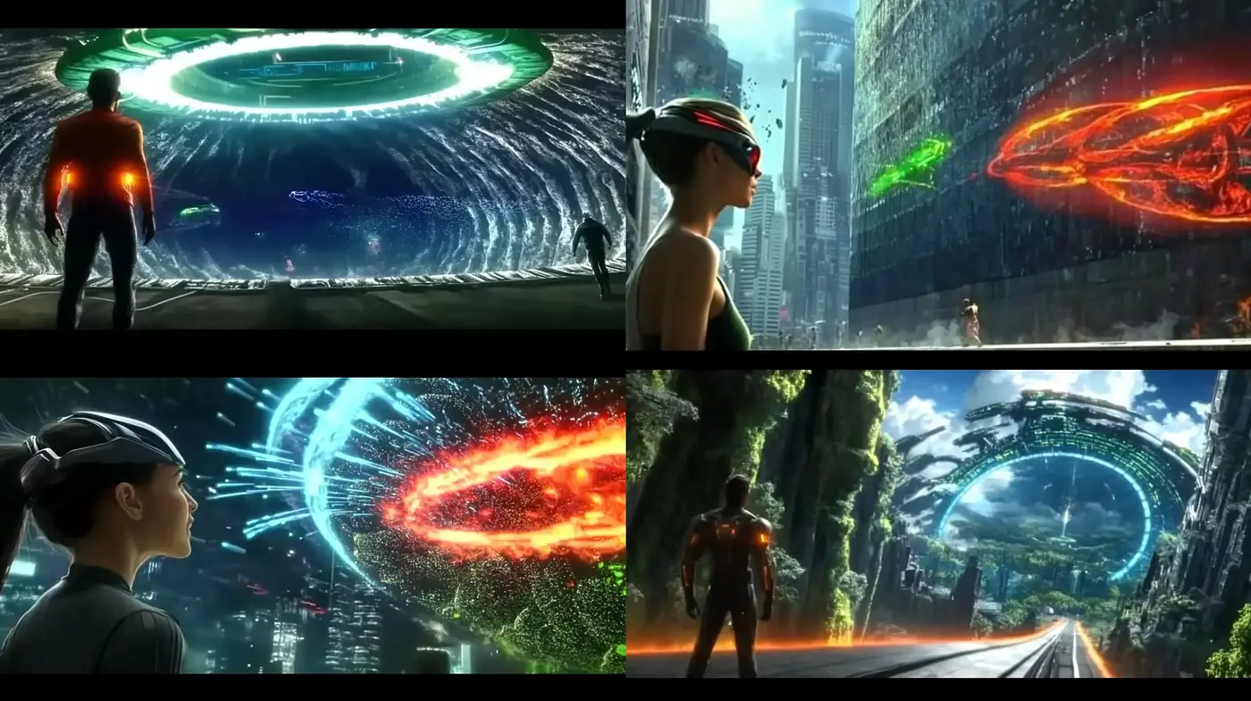 Futuristic Metropolis: An Odyssey of Light and Neon - Midjourney sref style