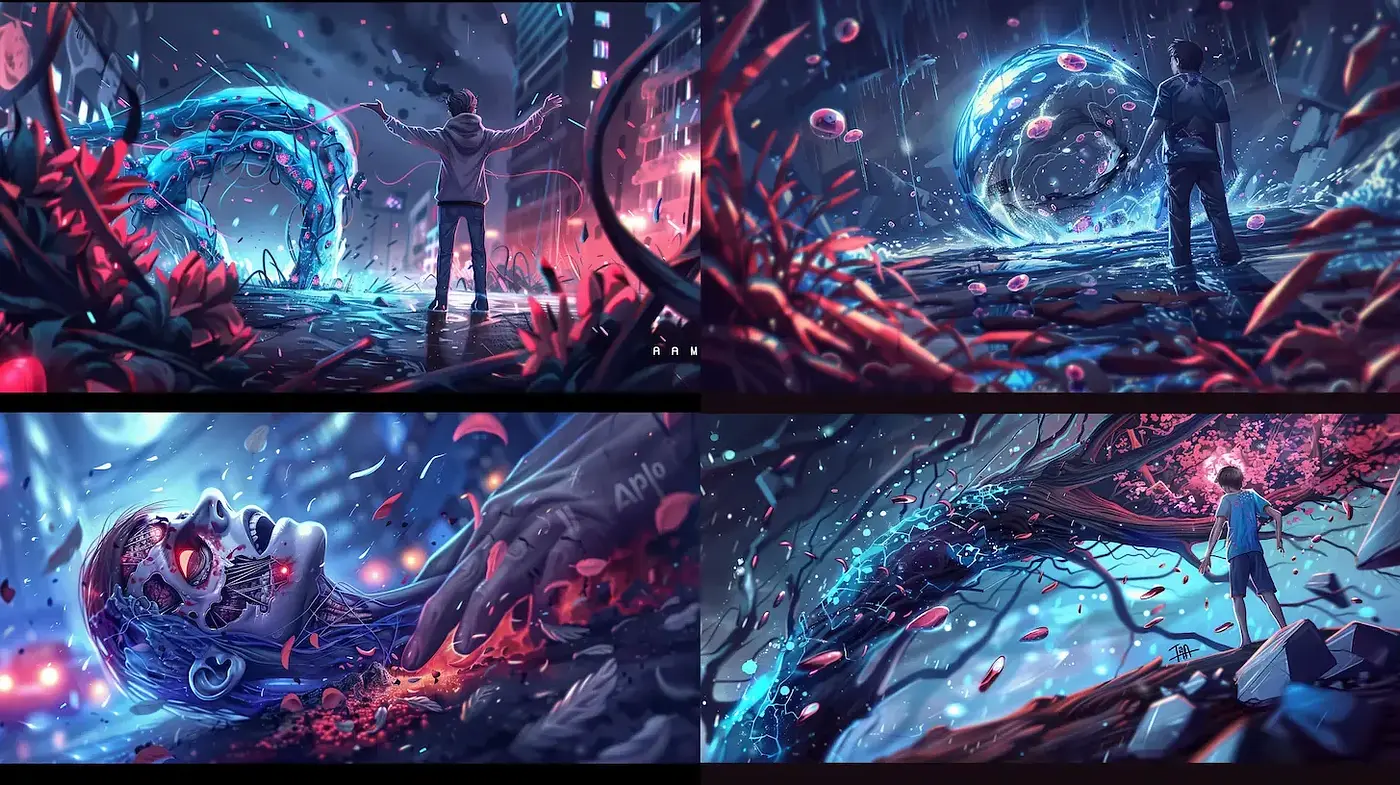 Enchanting and Surreal Digital Fantasy Art Style - Midjourney sref style