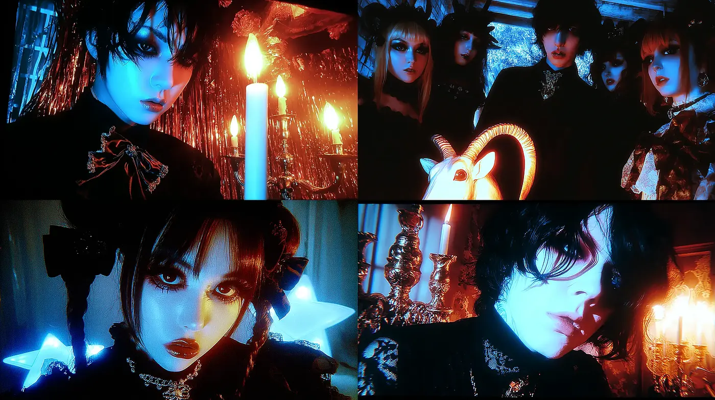 Hauntingly Elegant Gothic Aesthetics with Cinematic Influences - Midjourney sref style