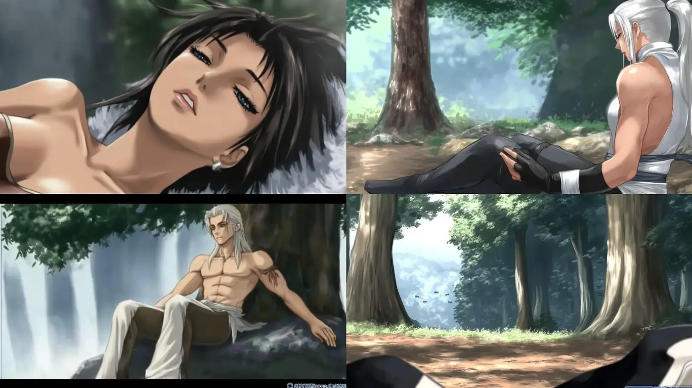 Serene Panoramic Homage to Anime Elegance - Midjourney sref style
