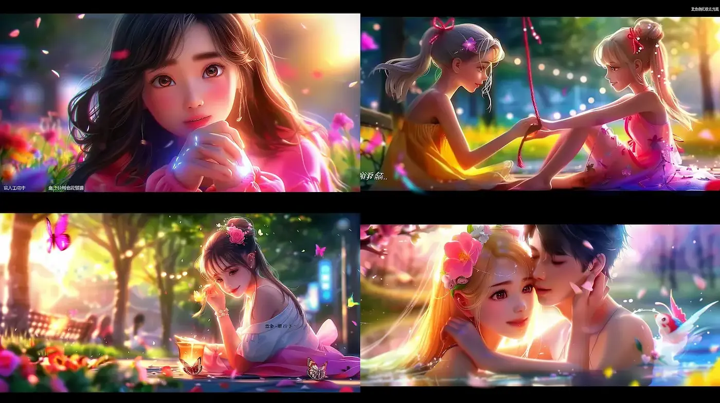 Enchanting Floral Serenity with Ethereal Glow and Delicate Textures - Midjourney sref style