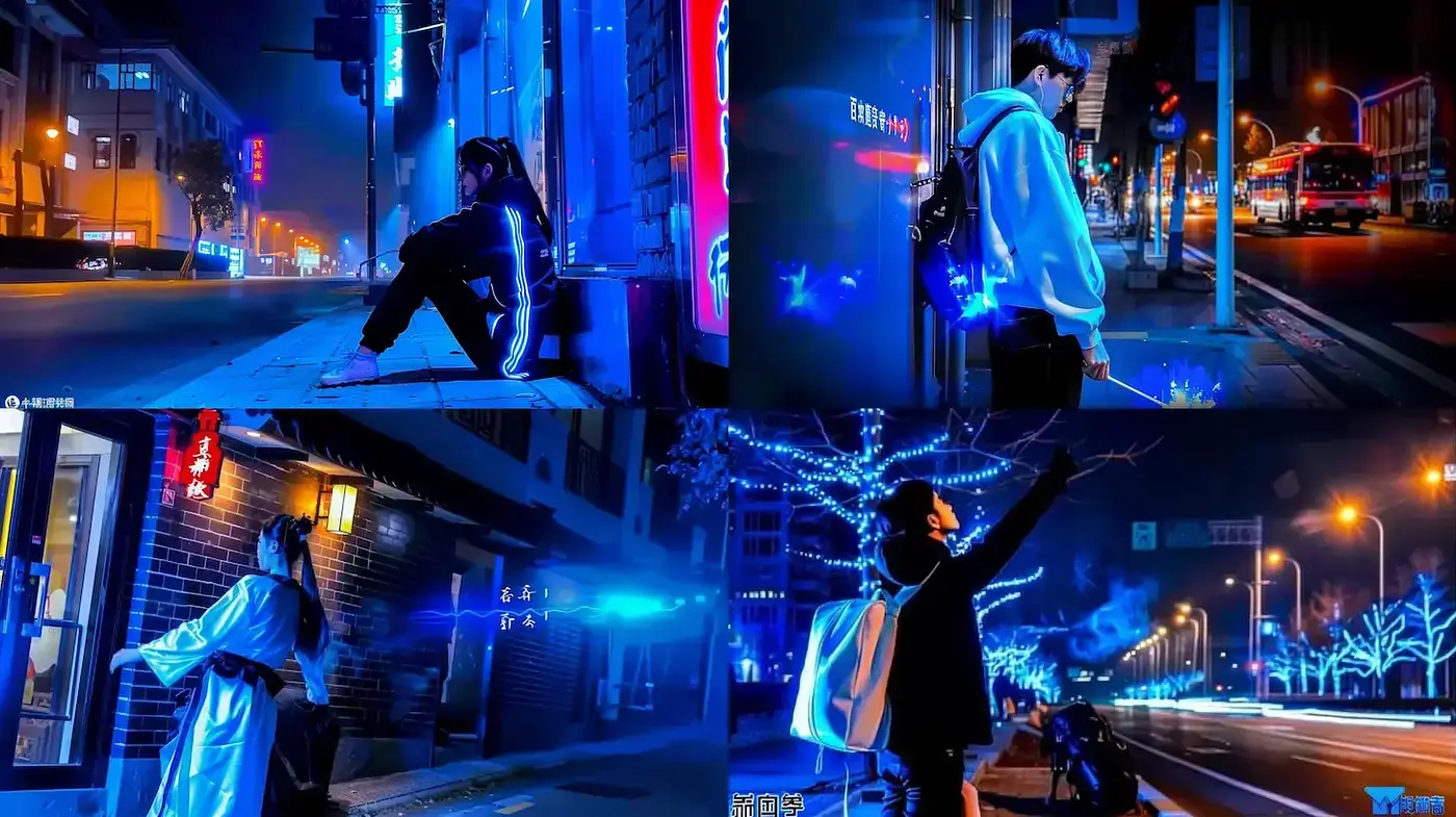 Cinematic Urban Aesthetic with Neon and Futuristic Vibes - Midjourney sref style