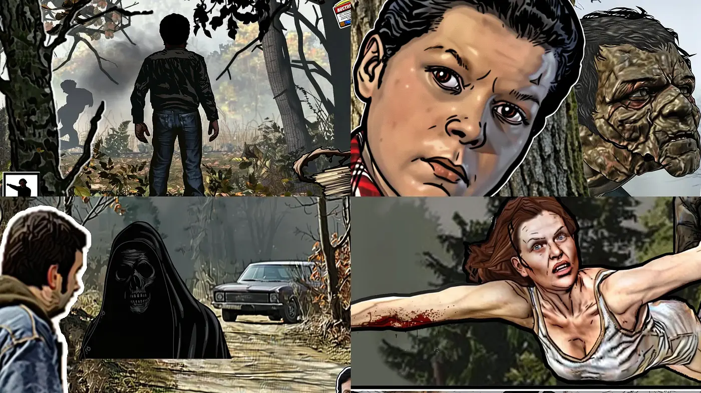 Dynamic Graphic Novel Illustration Essence with an Intense Emotional Impact - Midjourney sref style