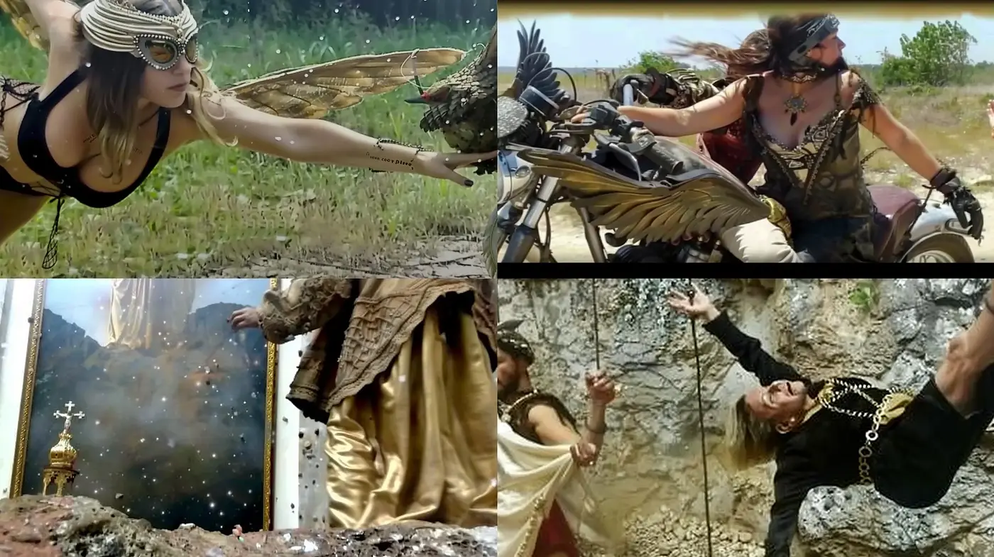 Ethereal Mythological Cinematic Expression - Midjourney sref style