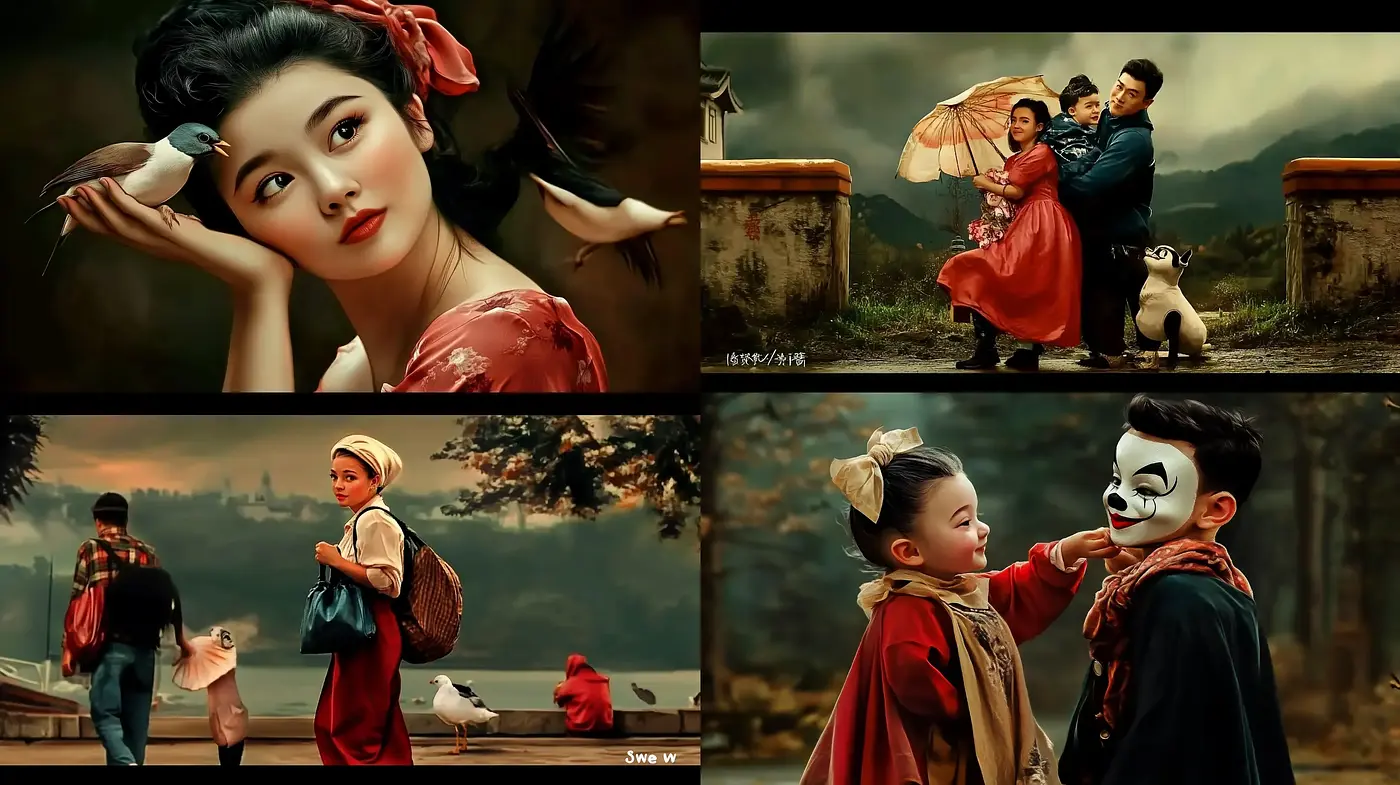 Cinematic Elegance of Stylized Asian Heritage - Midjourney sref style