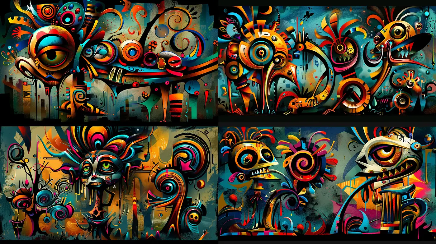 Surreal Whimsical Dreamscape in Rich Hues - Midjourney sref style