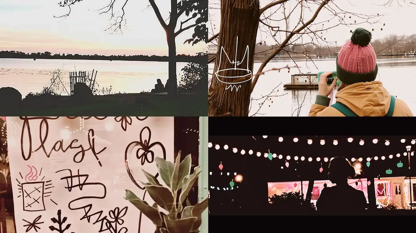 Artistic Synthesis of Urban Life and Nature Through Shared Aesthetic Elements - Midjourney sref style