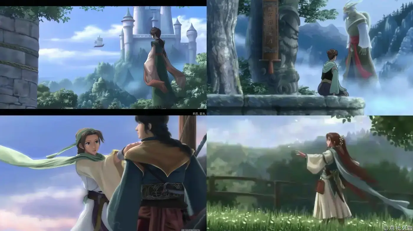 Enchanting Fantasy Landscape with Soft and Dreamy Aesthetics - Midjourney sref style