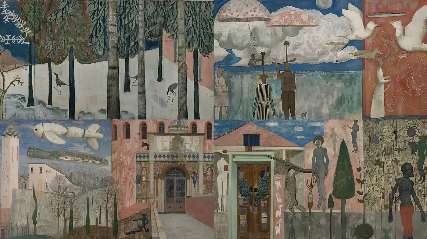 Ethereal Surrealism with a Poetic Landscape - Midjourney sref style
