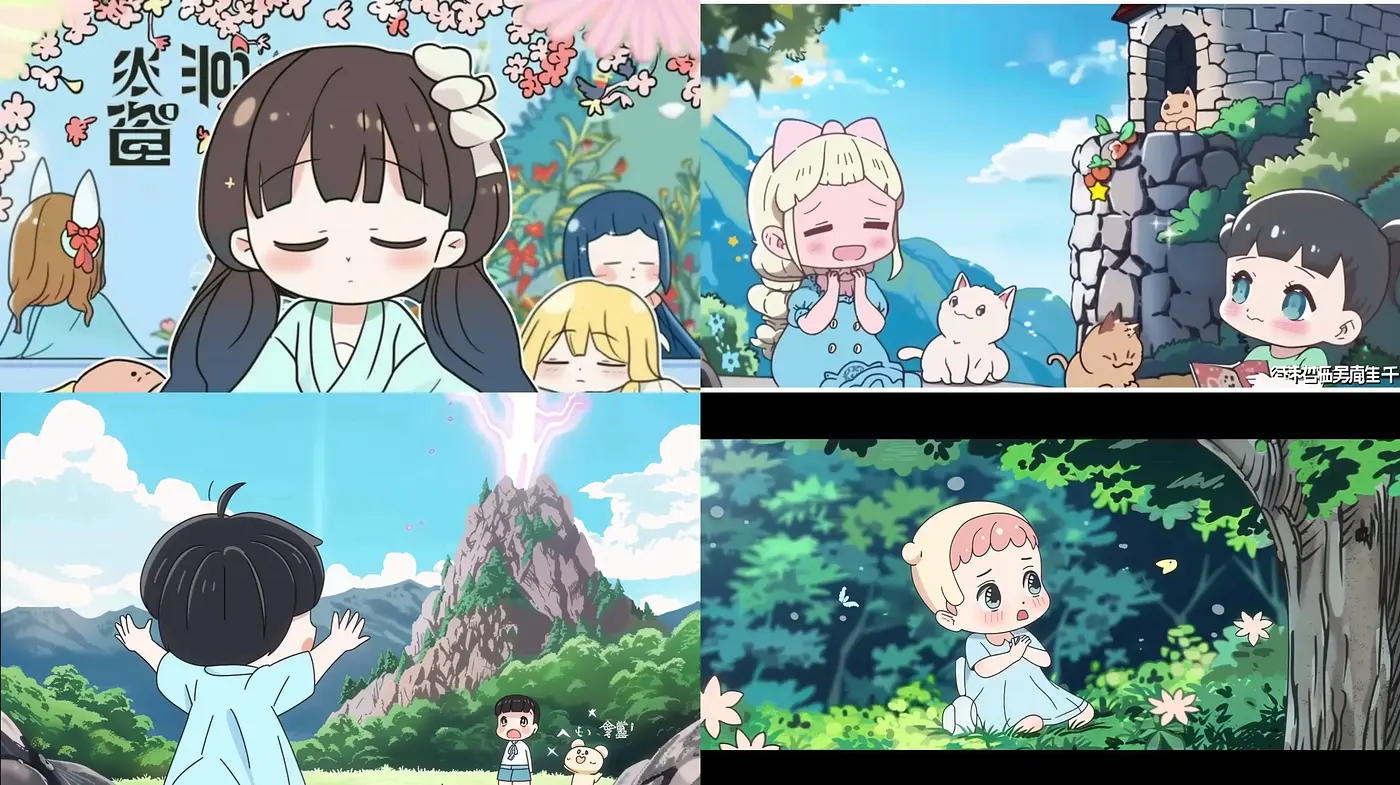 Consistent Pastel Storybook Animation Aesthetic - Midjourney sref style
