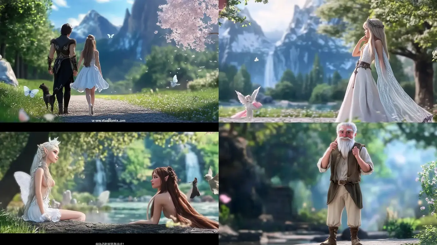 Enchanted Realism: A Harmony of Photorealistic Fantasy and Pastoral Elegance - Midjourney sref style