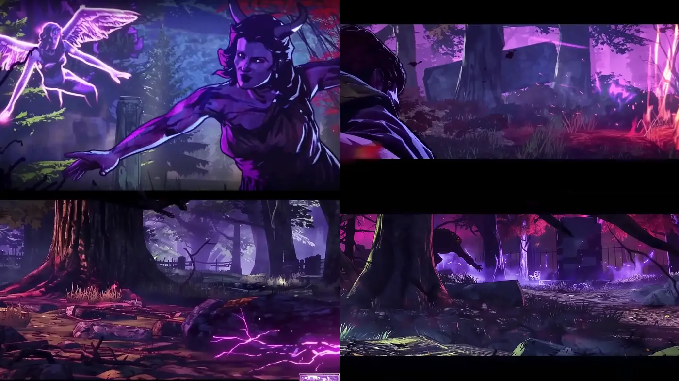 Mystical Twilight in Digital Brushstrokes: A Homage to Surreal Fantasy - Midjourney sref style