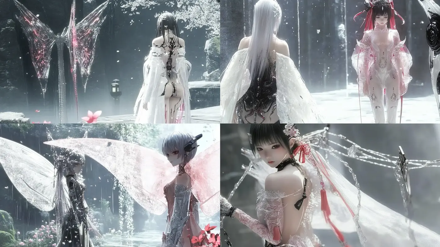 Ethereal Enchantment: A Mystical Fusion of Nature and Whimsy - Midjourney sref style