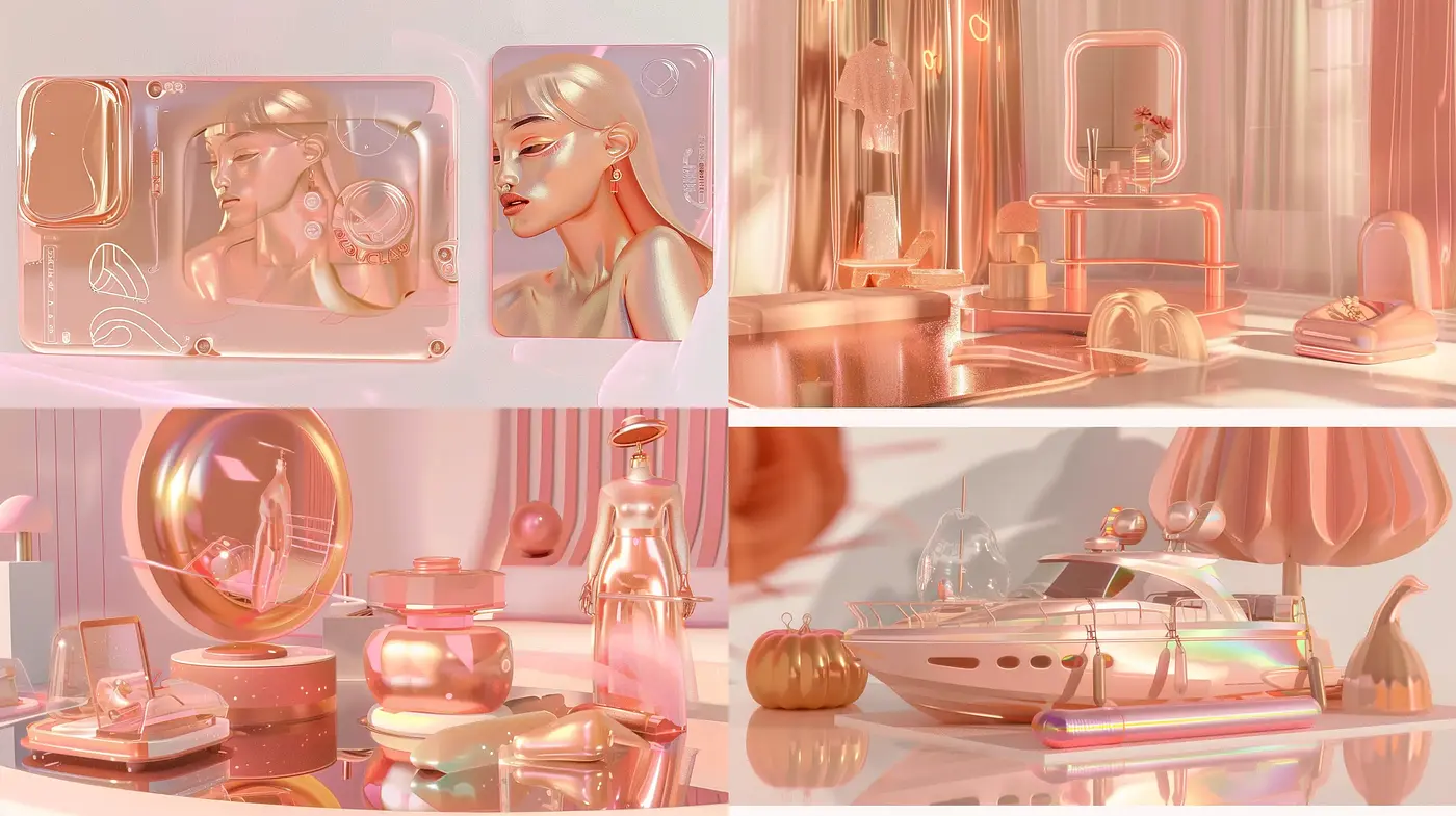 Pastel Elegance in Cinematographic Serenity - Midjourney sref style