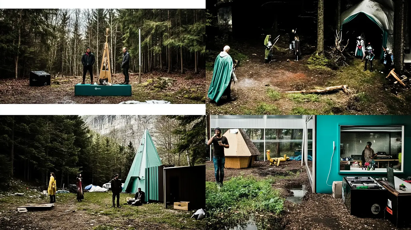 Harmonious Fusion of Naturalism and Contemporary Design - Midjourney sref style