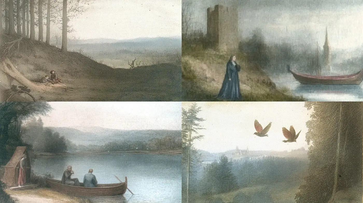 Muted Elegance: A Homage to Pastoral Romance and Reverie in Visual Art - Midjourney sref style