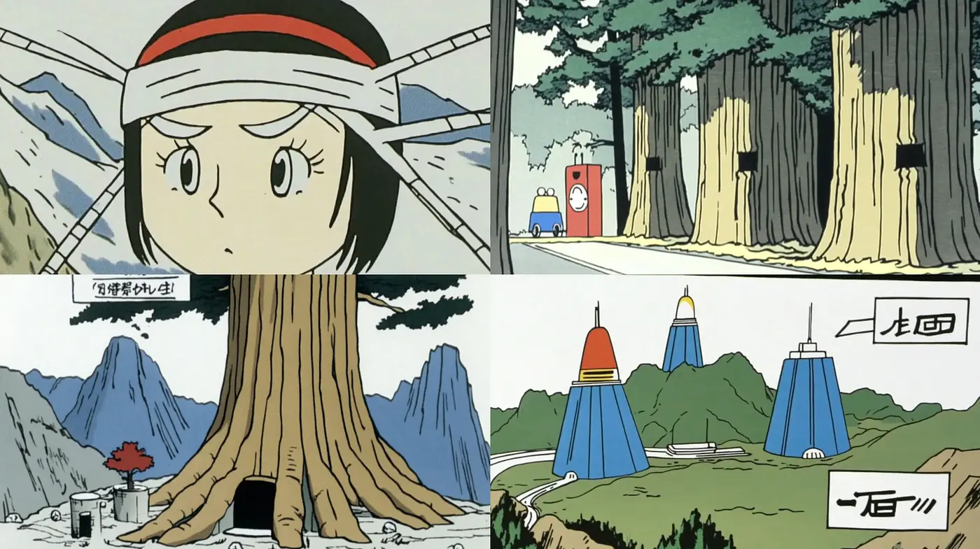Stylized Cel-Shading Animation Technique with Consistent Line Work and Muted Tones - Midjourney sref style