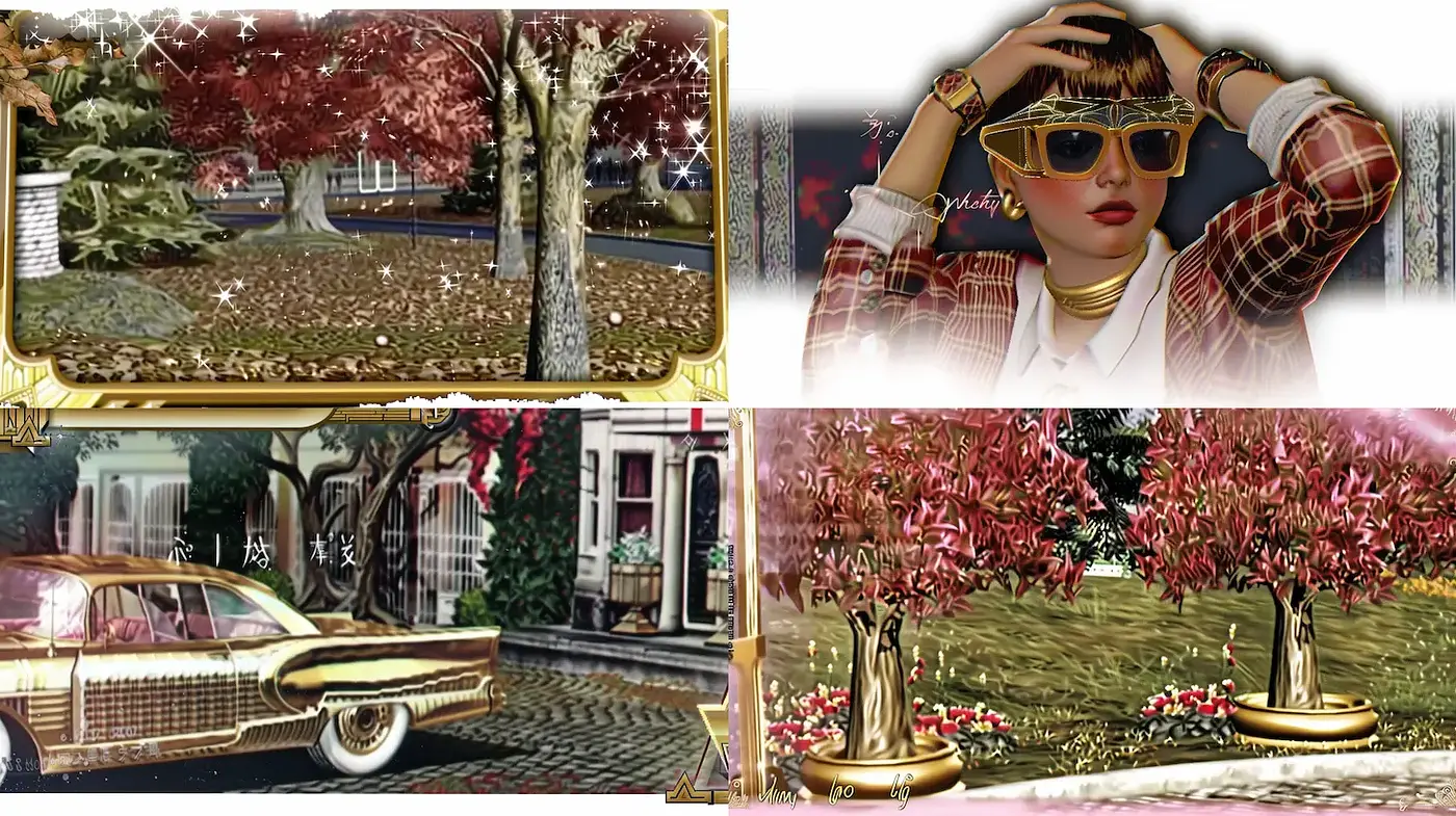 Exquisite Fusion of Retro Elegance and Modern Flair - Midjourney sref style