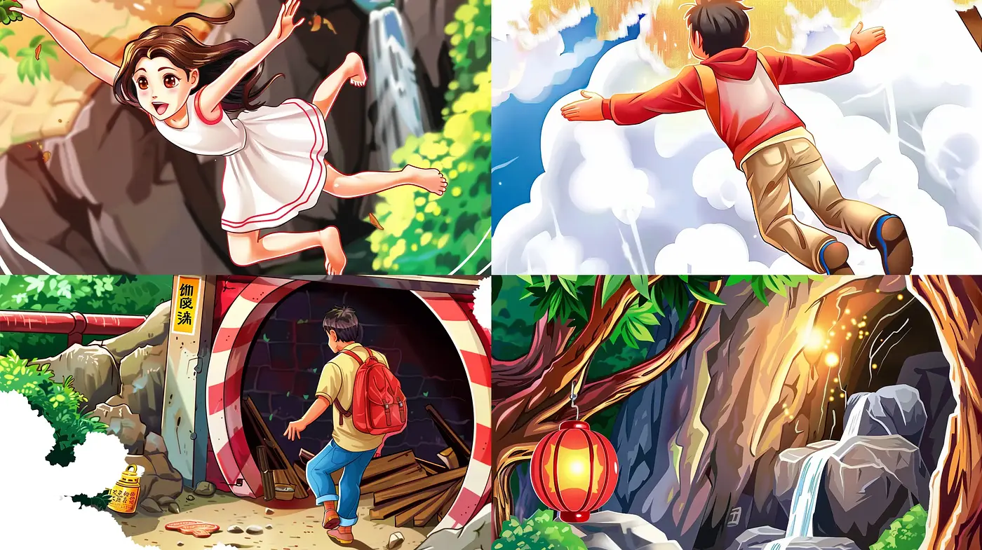 Exuberant Adventure in Lush Palettes: A Vibrant Animation-Inspired Journey - Midjourney sref style