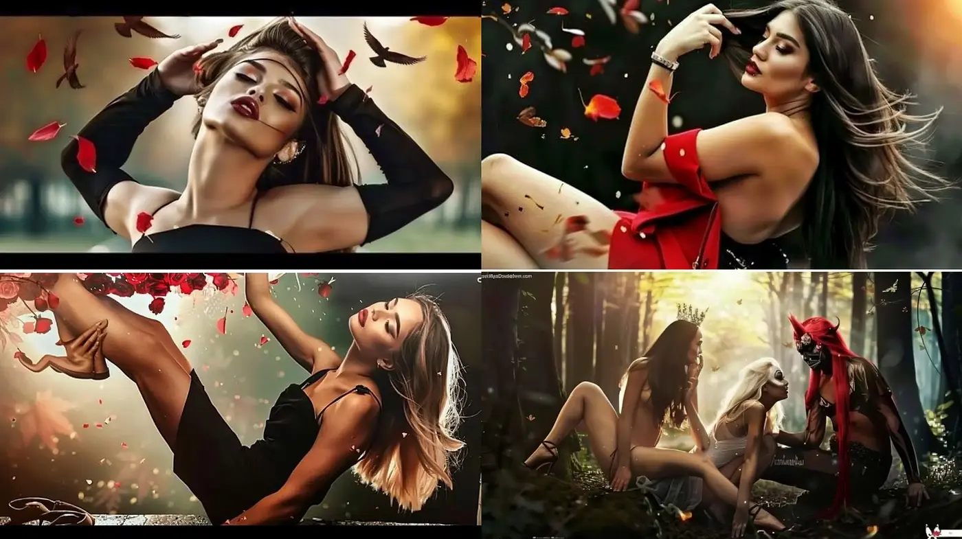 Autumnal Elegance in Cinematic Portraiture - Midjourney sref style