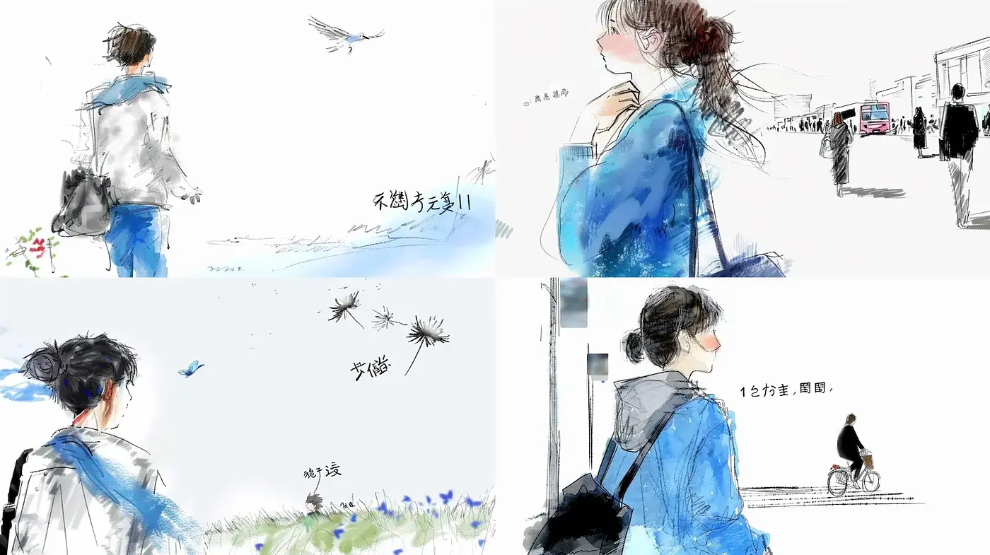 A Fusion of Contemporary Minimalism and Whimsical Illustration - Midjourney sref style