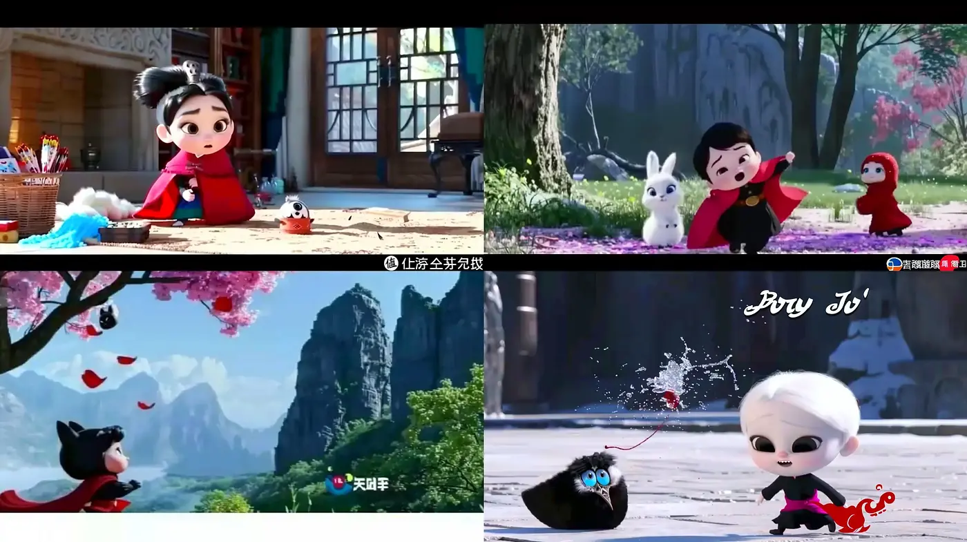 Enchanting Tales in Vivid Chromatic Animation - Midjourney sref style