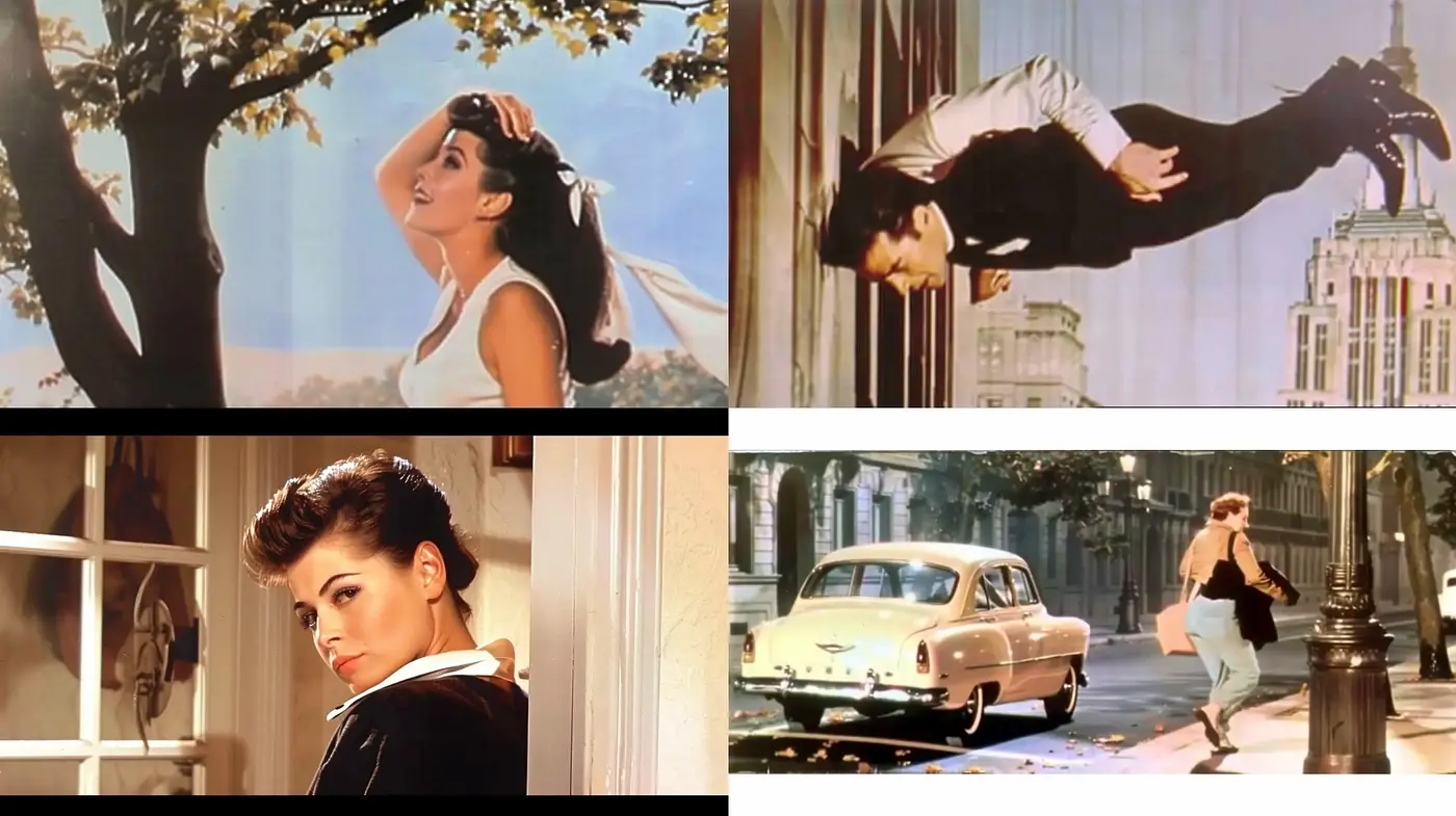 Elegance and Poise with a Vintage Cinematic Flair - Midjourney sref style
