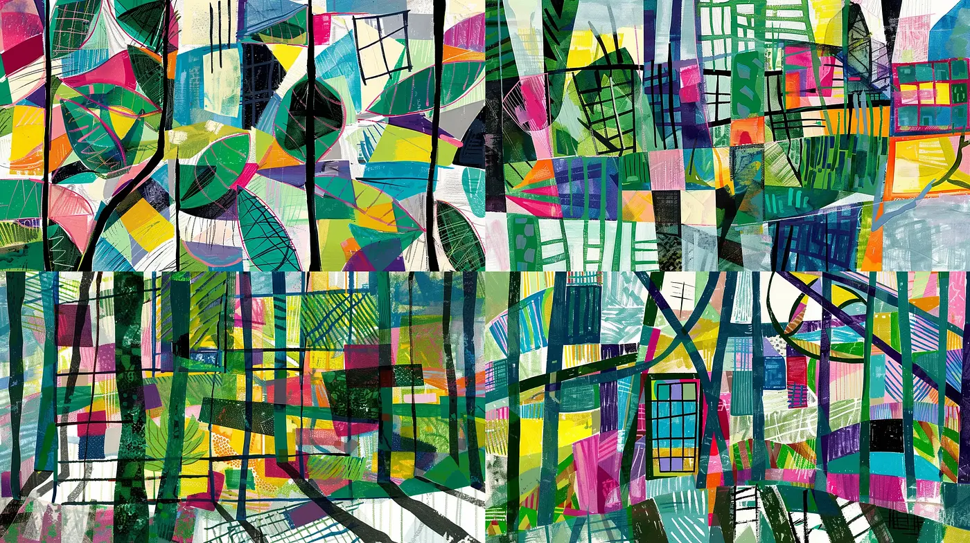 Kaleidoscopic Symphony of Geometric Abstraction - Midjourney sref style