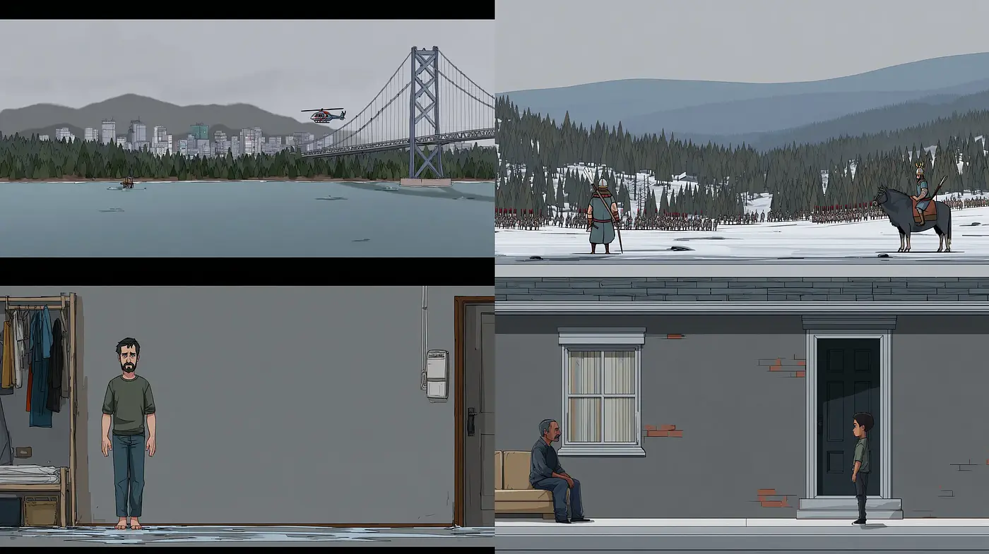 Contemporary Retro Minimalism with Emotional Depth - Midjourney sref style