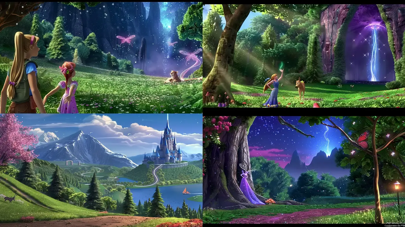 Enchanted Realms of Ethereal Fantasy - A Consistent Dreamlike Vision - Midjourney sref style